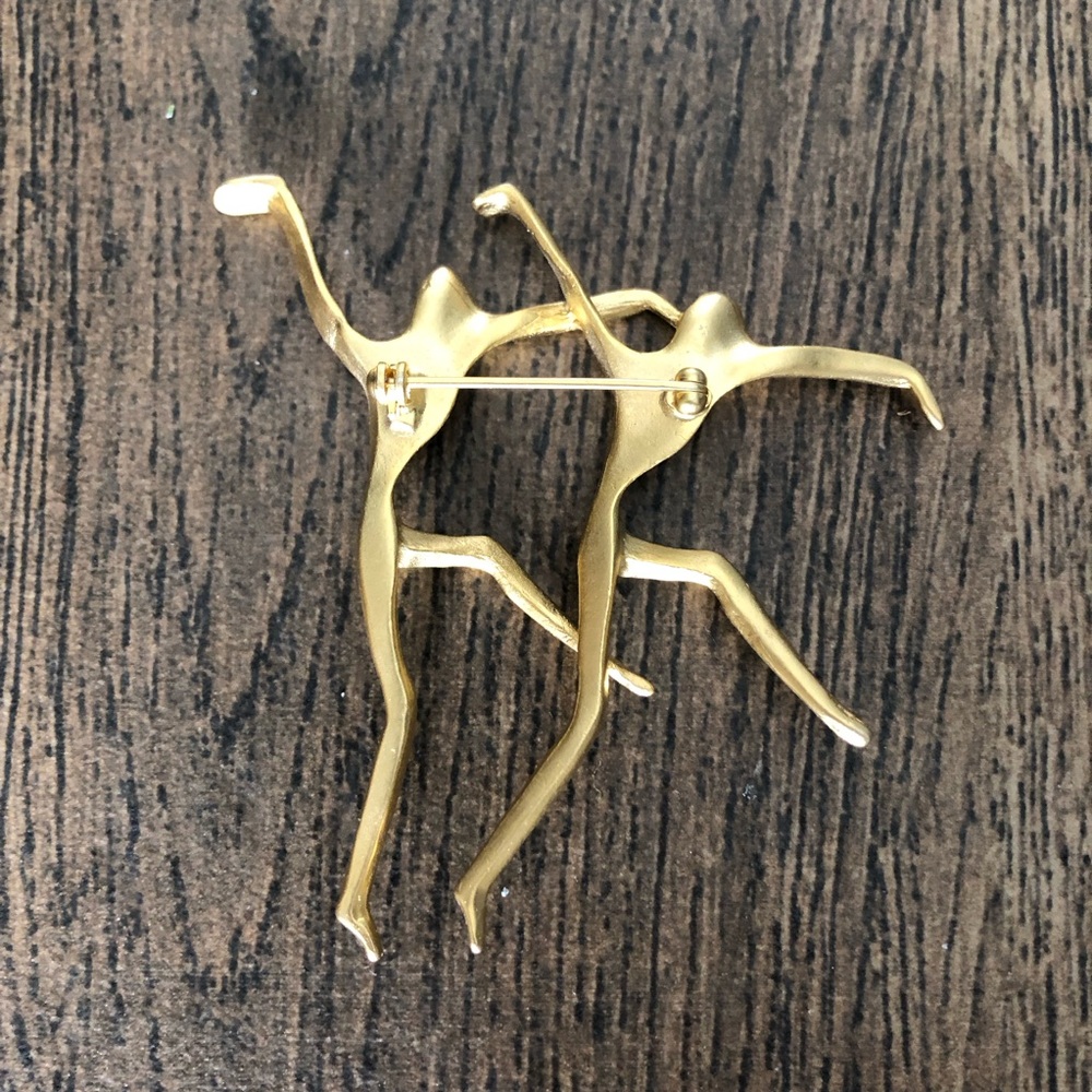 Broach Pin Gold Dancer - Picture 2 of 5